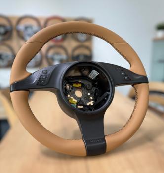 Porsche 991 / Panamera 970 / Cayenne 958 Lenkrad neu beziehen